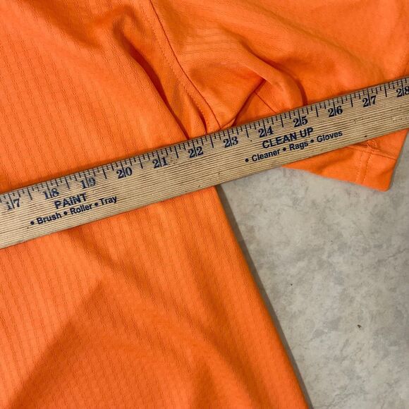 Pebble Beach Men's XL Performance Golf Polo Shirt Orange short sleeve Polyester - Picture 9 of 9